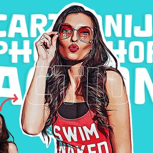 Cartoonisieren Sie Ihre Fotos - Premium Photoshop-Aktionen für atemberaubende Cartoon-Effekte | One-Click Cartoon VFX und Fotobearbeitung, Cartoon Art