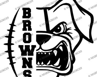 Cleveland Browns Football Svg Collection – Mascot, Clipart & More for Cricut And Silhouette (SVG, EPS, PNG)