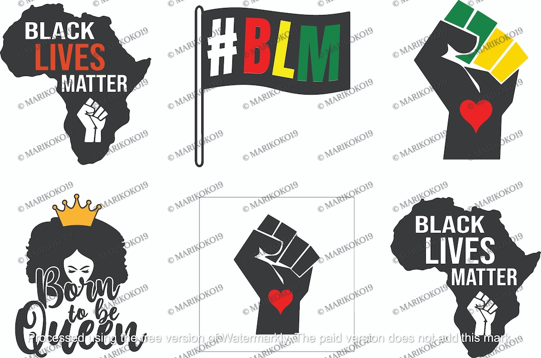 Black Lives Matter Svg Bundle - BLM Social Justice Bundle - Activism ...