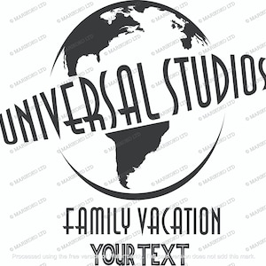 Family Vacation Svg File - Vacation 2026 Svg Design - Family Trip Clipart - Universal Studios Vector Graphics
