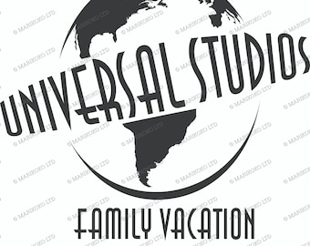 Family Vacation Svg File - Vacation 2026 Svg Design - Family Trip Clipart - Universal Studios Vector Graphics