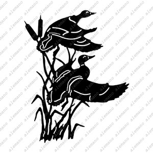 Jagd-Svg-Datei - Jagdsaison Clipart - Entenjagd Schnittdatei - Jäger-Vektorgrafiken - Für Cricut - Für Silhouette - DXF-EPS