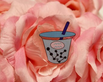 Mini Aquarius Boba Sticker