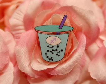 Mini Sagittarius Boba Sticker