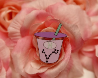 Mini Pisces Boba Sticker