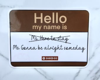 Mr. Perfectly Fine Vinyl Sticker