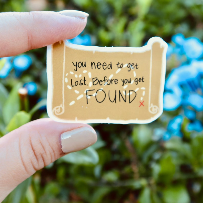 Lost and Found Sticker | Etsy