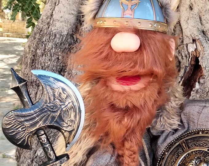 Viking Puppet – Handmade Warrior from Studio 7