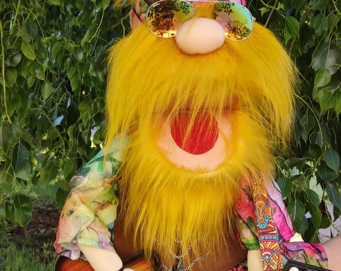 Rock Star Puppet Handmade