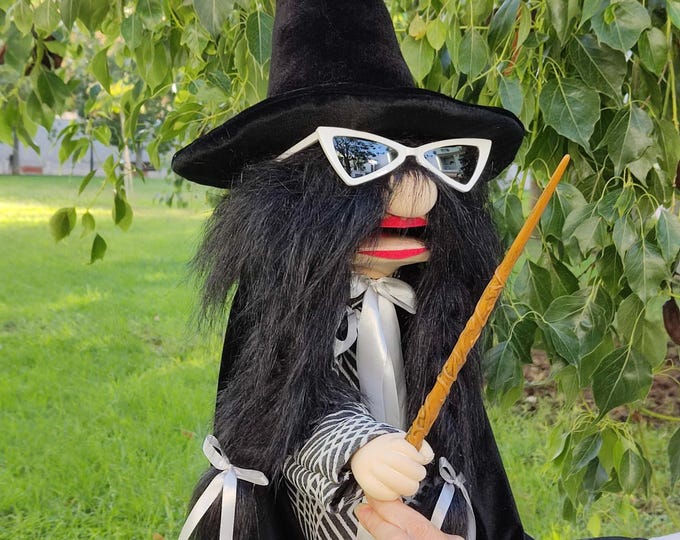 Witch Chic handmade puppet