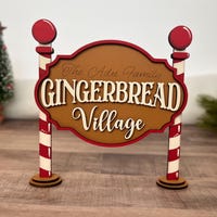 Personalized Gingerbread Baking Co Sign, Custom Gingerbread Bakery Sign ...