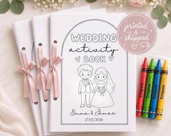 Kids Wedding Activity Pack Wedding Coloring Book Wedding Activity Book Children's Wedding Activity Book Kids Reception Table Activities