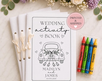 Kids Wedding Activity Pack Wedding Coloring Book Wedding Activity Book Children's Wedding Activity Book Kids Reception Table Activities