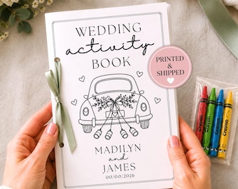 Kids Wedding Activity Pack Wedding Coloring Book Wedding Activity Book Children's Wedding Activity Book Kids Reception Table Activities