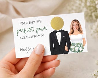 Who Has The Groom Bridal Shower Game, Scratch-off Find The Groom Game, PRINTED Hen Party Game, Celebrity Who Has the Groom Bachelorette Game