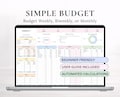 Paycheck Budget Spreadsheet Sheets Biweekly Budget Planner Sheets Monthly Budget Spreadsheet PaycheckBudget Financial Planner Budget Tracker