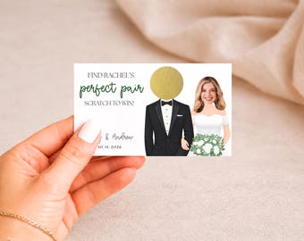 Who Has The Groom Bridal Shower Game, Scratch-off Find The Groom Game, PRINTED Hen Party Game, Celebrity Who Has the Groom Bachelorette Game