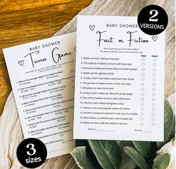 Baby Shower Trivia Games, Baby Trivia Games, Baby Shower Trivia Questions, Trivia Questions For Couples Baby Shower, Fun Baby Shower Games