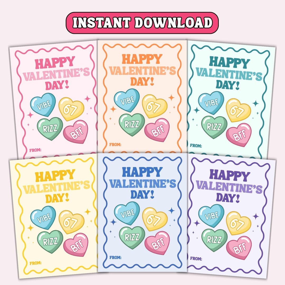 67 Valentine's Day Cards for Kids | Funny Classroom Valentines | Six ...