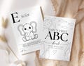 ABC Coloring Book Baby Shower Game, ABC Baby Shower Coloring Book, Baby's First ABC Book, Baby's First Alphabet Book Baby Shower Activity #3 product logo