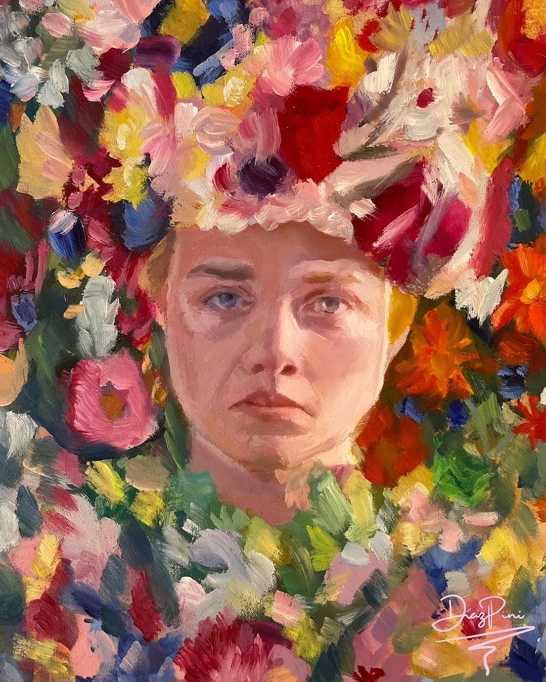 Florence Pugh Midsummer Art Print Etsy florence-pugh-midsummer-art-print-etsy