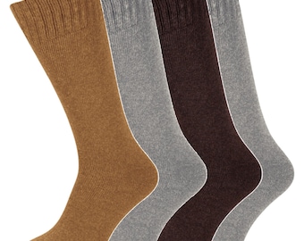 Men's Merino Wool Blend Socks: Warm Winter Comfort (UK 6-11) (EUR 39-45)