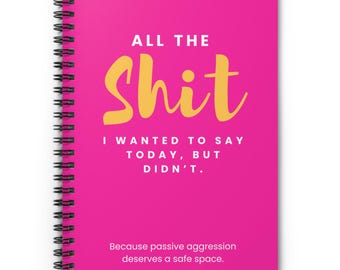 Diario de emociones sarcásticas: Cuaderno de enfermería, artículos divertidos de enfermería