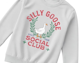 Silly Goose Social Club | PNG Digital Download File | 400 dpi