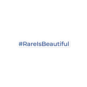 Rare Is Beautiful, Bubble-free Sticker, #CriduChat, #Rareis Beautiful, Bewusstsein, CDCS, 5P-, 5P Minus, Pränataldiagnostik, MedizinStudent