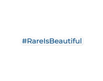 Rare Is Beautiful, Bubble-free stickers, #CriduChat, #RareisBeautiful, Awareness, CDCS, 5P-, 5P Minus, prenatal diagnosis, Med student