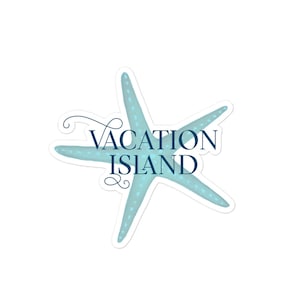 Stickers vakantie-eiland zonder luchtbellen - Starfish - Mission Bay, Pacific Beach, San Diego Beaches, California, Beach, Beach Collection