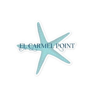 Stickers El Carmel Point zonder luchtbellen - Starfish - Mission Bay, Pacific Beach, San Diego Beach, Zuid-Californië, strand, strandcollectie