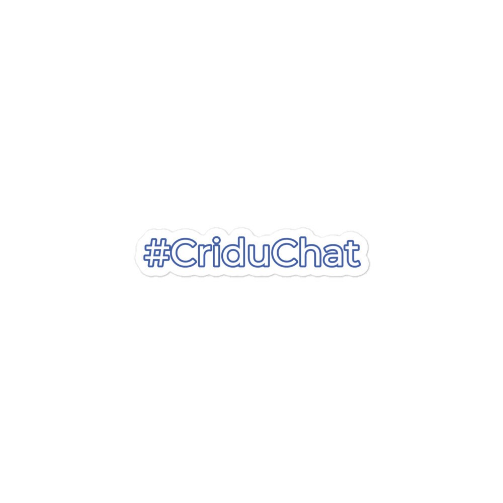 Cri Sticker Cri Du Chat Bubble-free Stickers, #criduchat, #rareisbeautiful ...