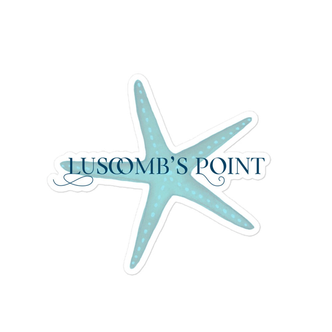 Luscomb's Point Seastar Bubble-free Vinyl Stickers - Starfish - San ...