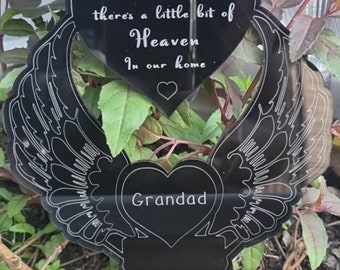Grave Marker, In Loving Memory memorial  Personalised Plaque