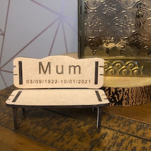 In Loving Memory Bench - Memorial Gift - In Loving Memory - Remembrance