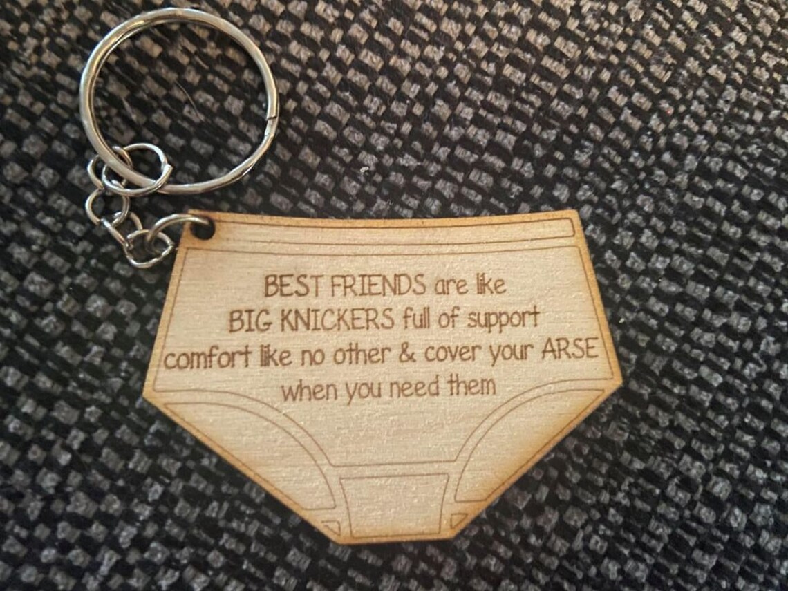 Personalised Funny Best Friends Keyring Personalised Keyring Etsy