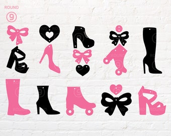 Shoes Earring svg, png, dxf, eps, pdf