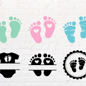 Baby Fuß svg, Baby Fuß Druck svg, png, dxf, eps, pdf