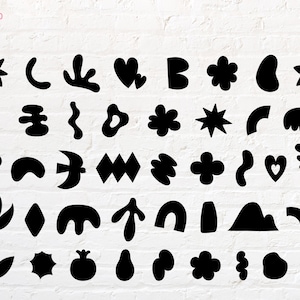 Formas abstractas svg, png, dxf, eps, pdf