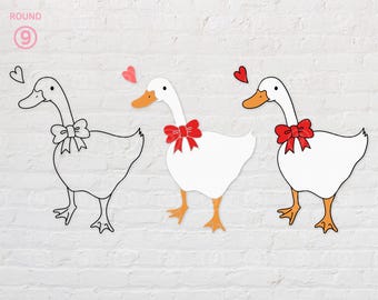 Goose svg, Duck svg, png, dxf, eps, pdf