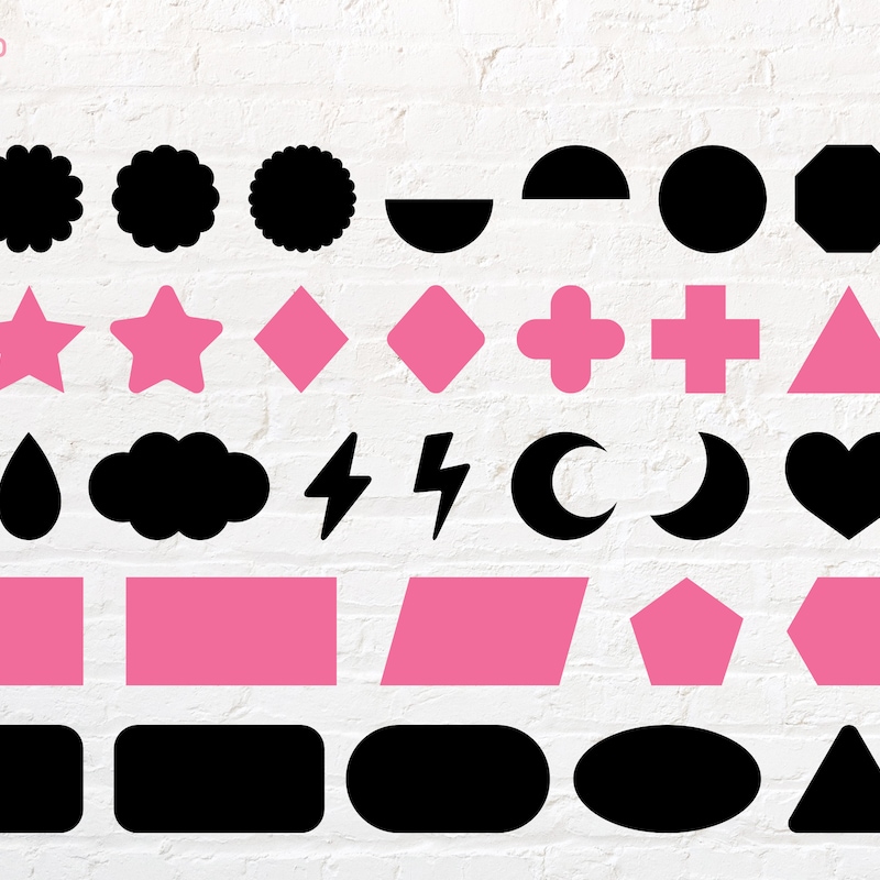 Basic Shapes Svg - Etsy