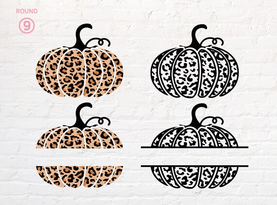 Leopard Pumpkin Svg Png Dxf Eps Pdf | Etsy
