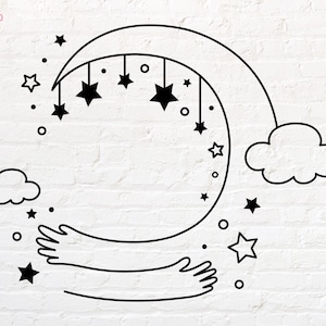Knuffel Star Frame svg, png, dxf, eps, pdf