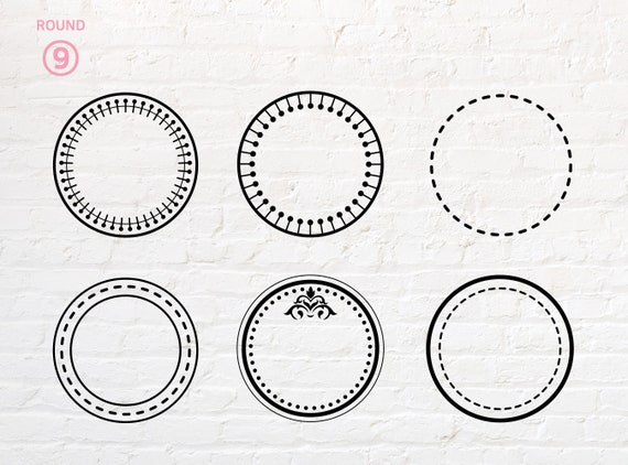 Circle Line Svg Circle Stitch Line Svg Png Dxf Eps Pdf | Etsy