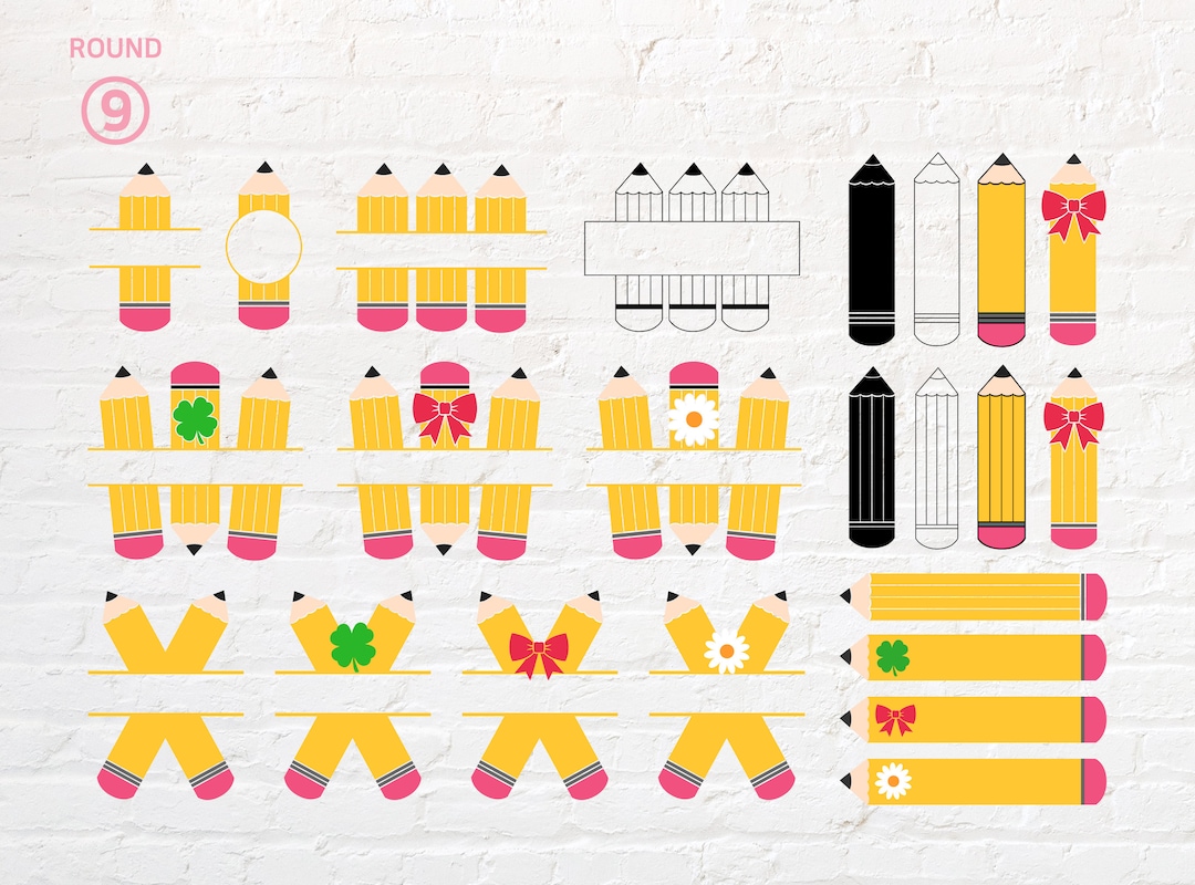 Pencil Svg, Png, Dxf, Eps, Pdf - Etsy