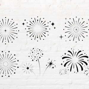 Feux d'artifice svg, png, dxf, eps, pdf