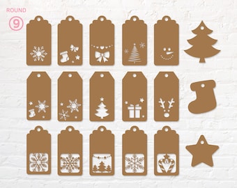 Christmas Gift Tag svg, png, dxf, eps, pdf