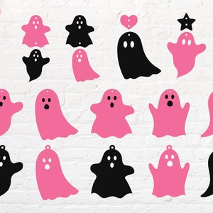 Ghost Earring svg, png, dxf, eps, pdf