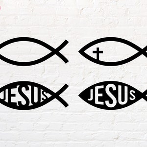 Christlicher Fisch svg, png, dxf, eps, pdf
